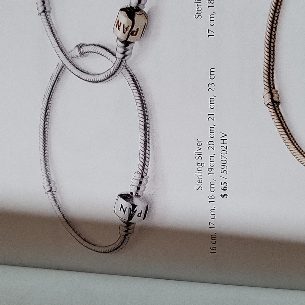 3 Pandora Bracelet Bundle Size 6.7 in/ 17 cm - Picture 6 of 14